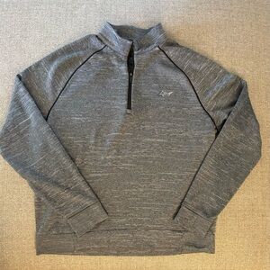 Greg Norman Men’s Medium Gray 3/4 Zip Light Sweatshirt